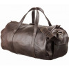 Дорожная сумка из кожи Grande Pelle коричневая (GP0044brown)